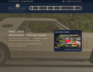 Drehzahl GmbH: WordPress-Website für den Fahrzeughandel selbstständig pflegbar